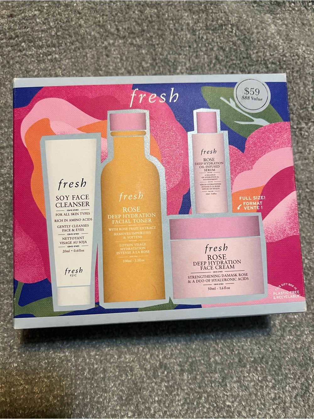 Fresh Rose Deep Hydration Set
